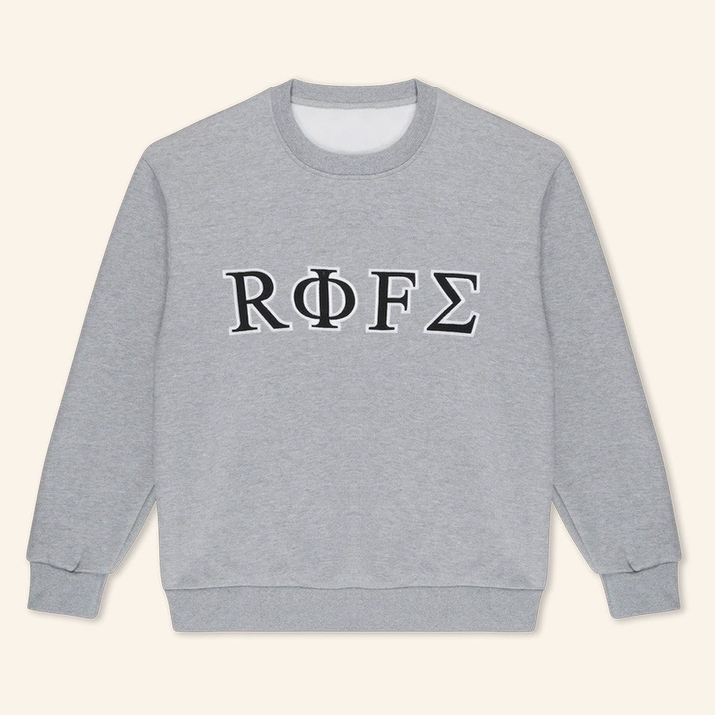 Matt Rife Merch Rife Greek Grey Crewneck Sweatshirt Gifts For Friends