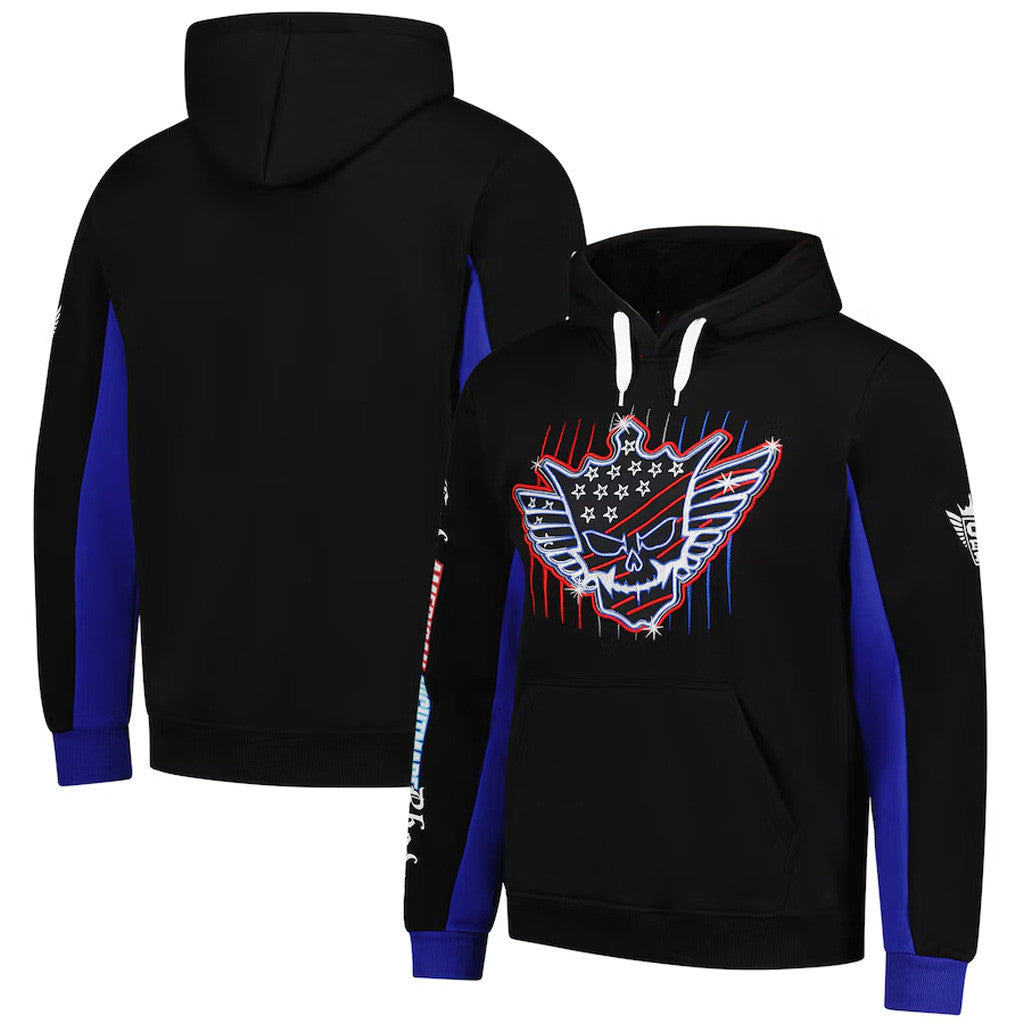 Cody Rhodes Merch Mens WWE Authentic Black Cody Rhodes Neon Hoodie Husband Gifts