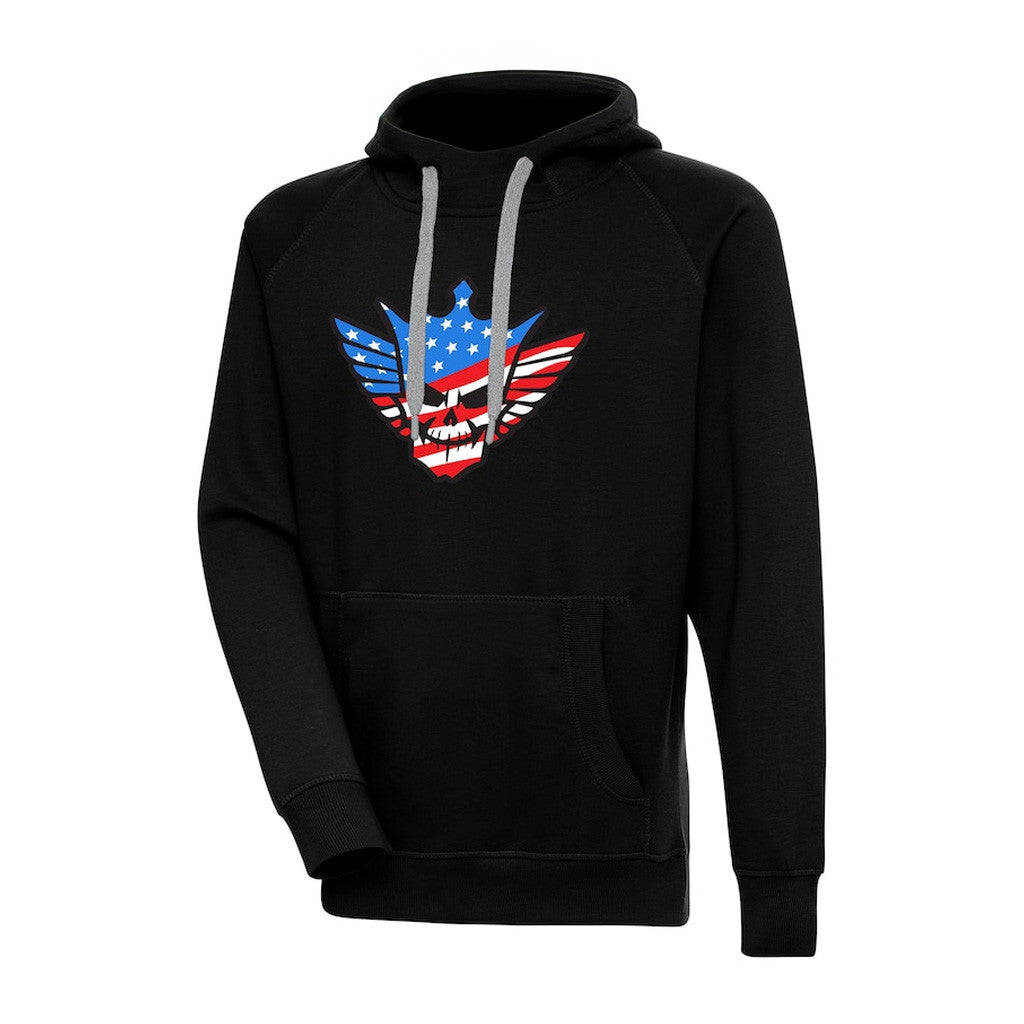 Cody Rhodes Merch Mens Antigua Black Cody Rhodes Victory Hoodie Dad Gifts