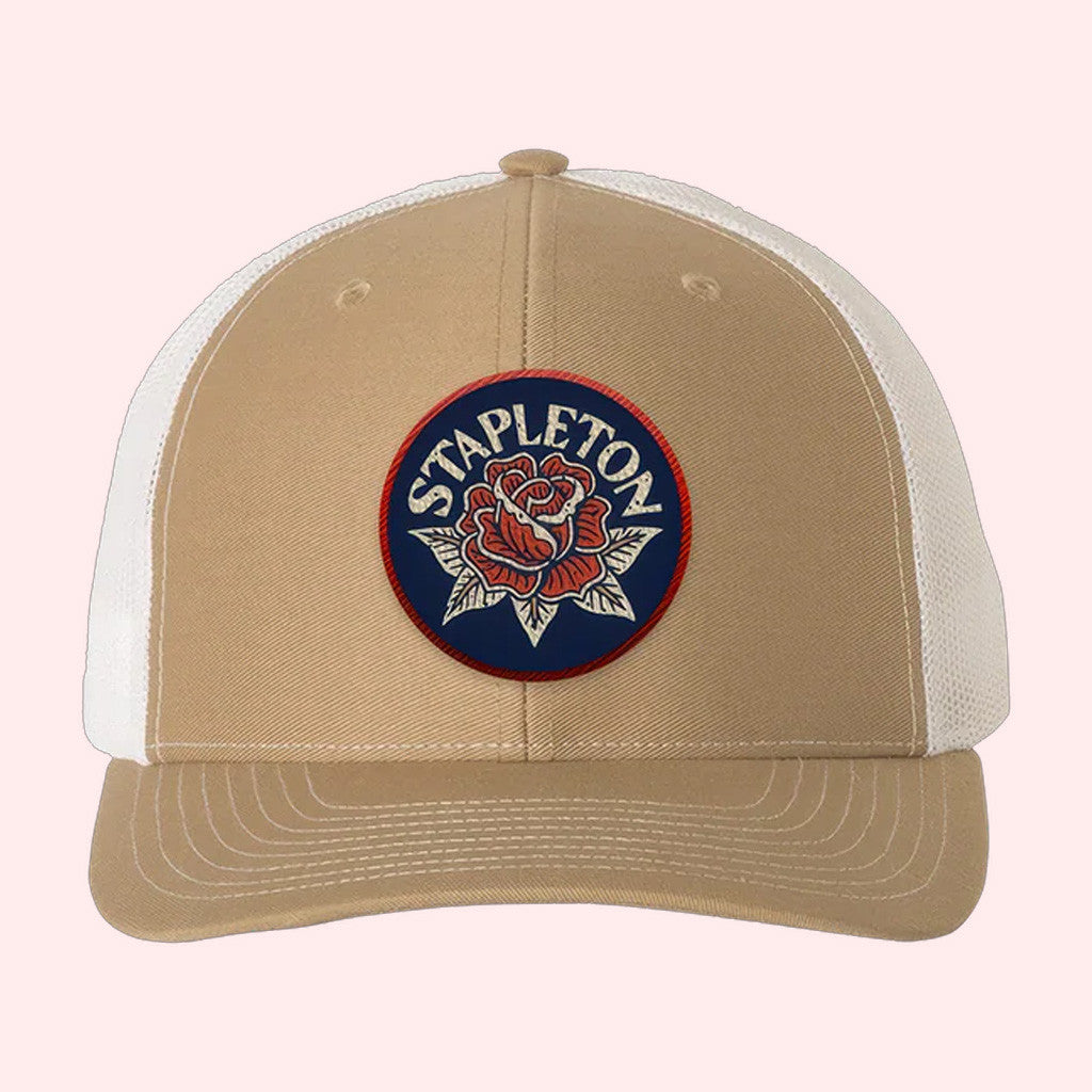 Chris Stapleton Merch Rose Trucker Hat Gift Ideas For Boyfriend