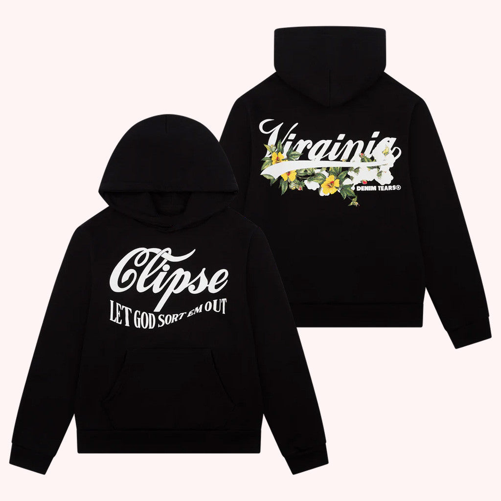 Clipse Tour Merch Denim Tears X Clipse Hoodie Gifts For Her