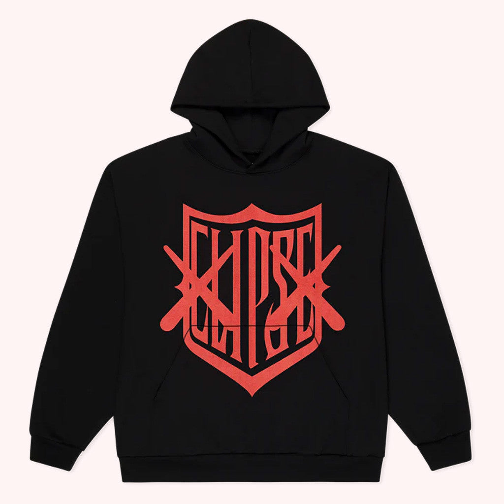 Clipse Tour Merch Kaws X Clipse Shield Hoodie Present For Husband