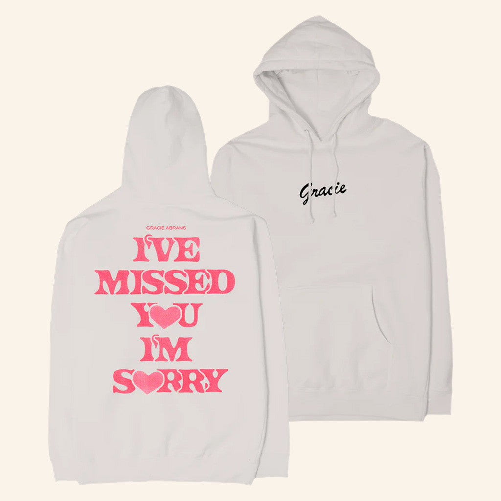Gracie Abrams Merch I've Missed You I'm Sorry Hoodie Best Gifts For Girlfriend