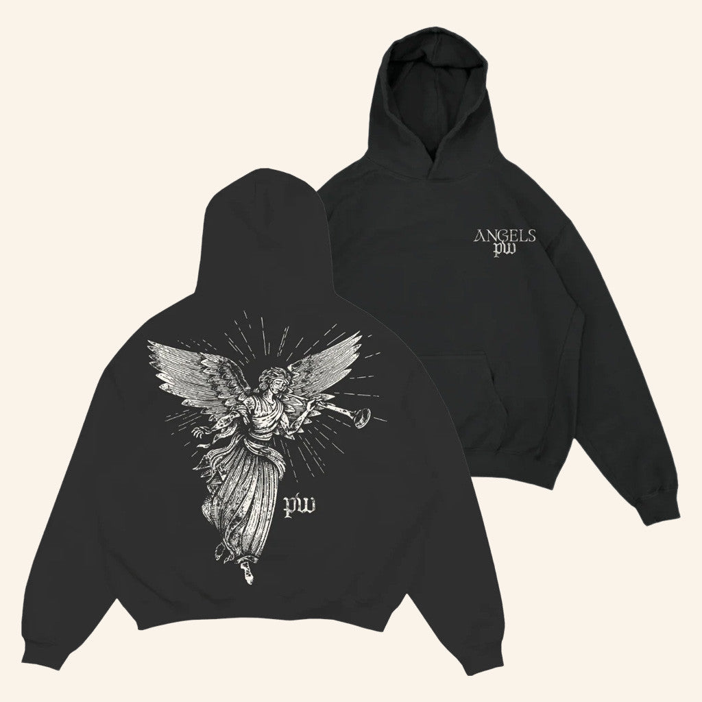 Phil Wickham Merch Angels Hoodie Black Best Gifts For Friends