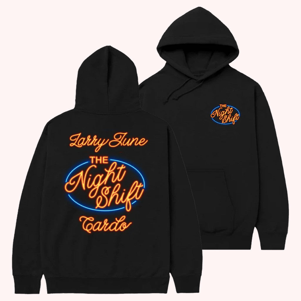 Larry June Merch The Night Shift Neon Hoodie Presents For Boyfriend