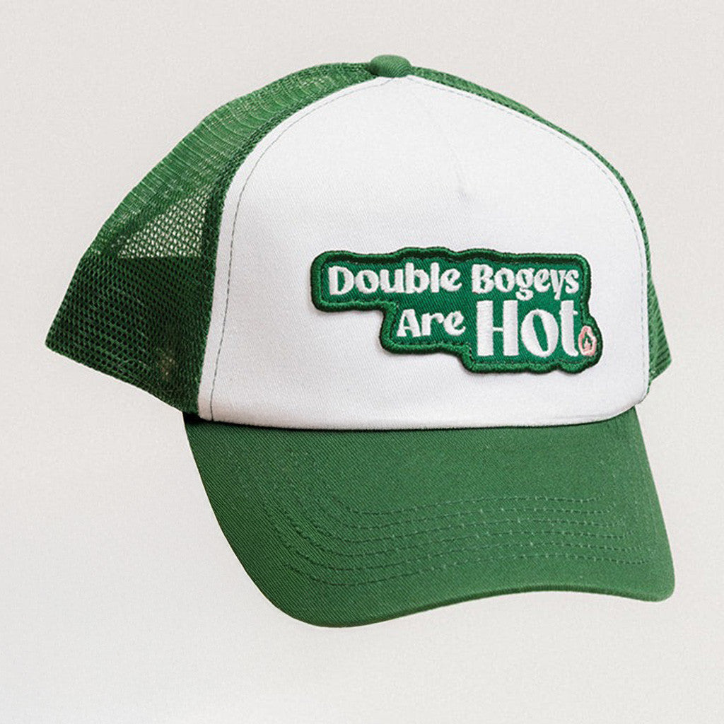 Double Bogey Hat Double Bogeys Are Hot Embroidered Green Trucker Hat Gifts For Husband