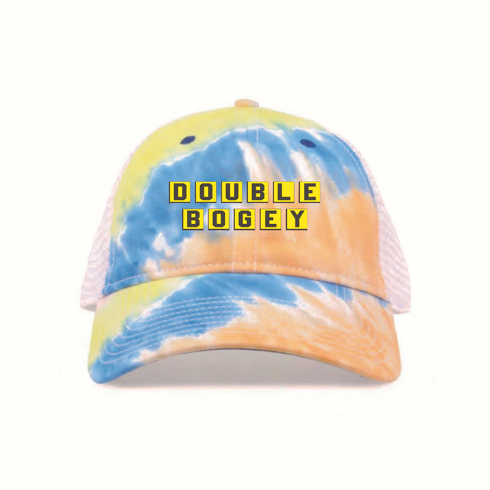 Double Bogey Waffle House Hat Double Bogey Tie Dye Trucker Hat Gifts For Her