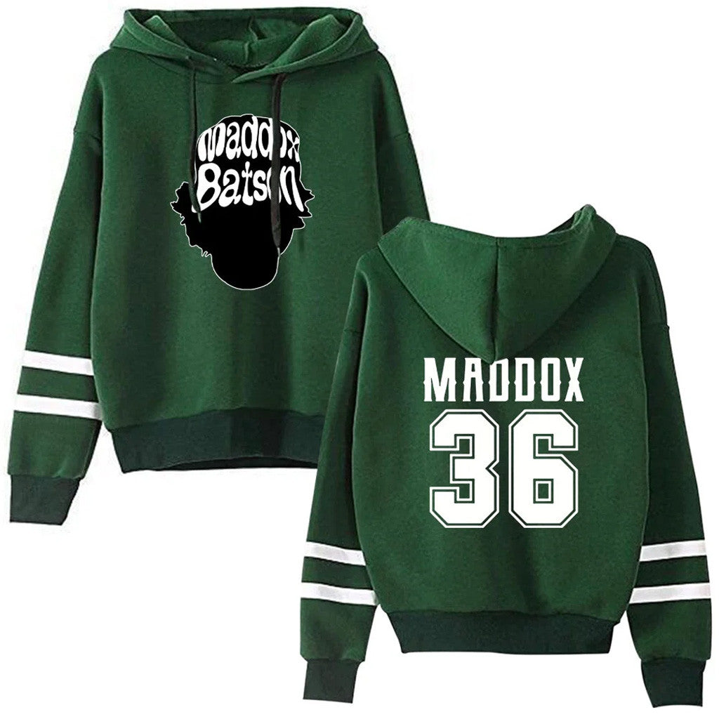 Maddox Batson Merch Tour Maddox 36 Hoodie Green Gifts For Friends