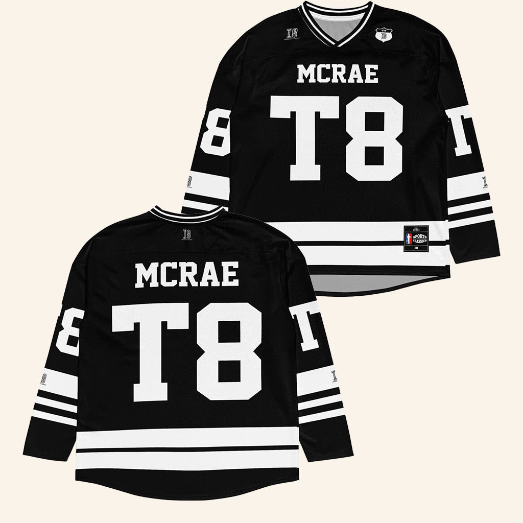 Tate Mcrae Merch Tate Mcrae Jersey T8 Mcrae Jersey Black Gifts For Fans