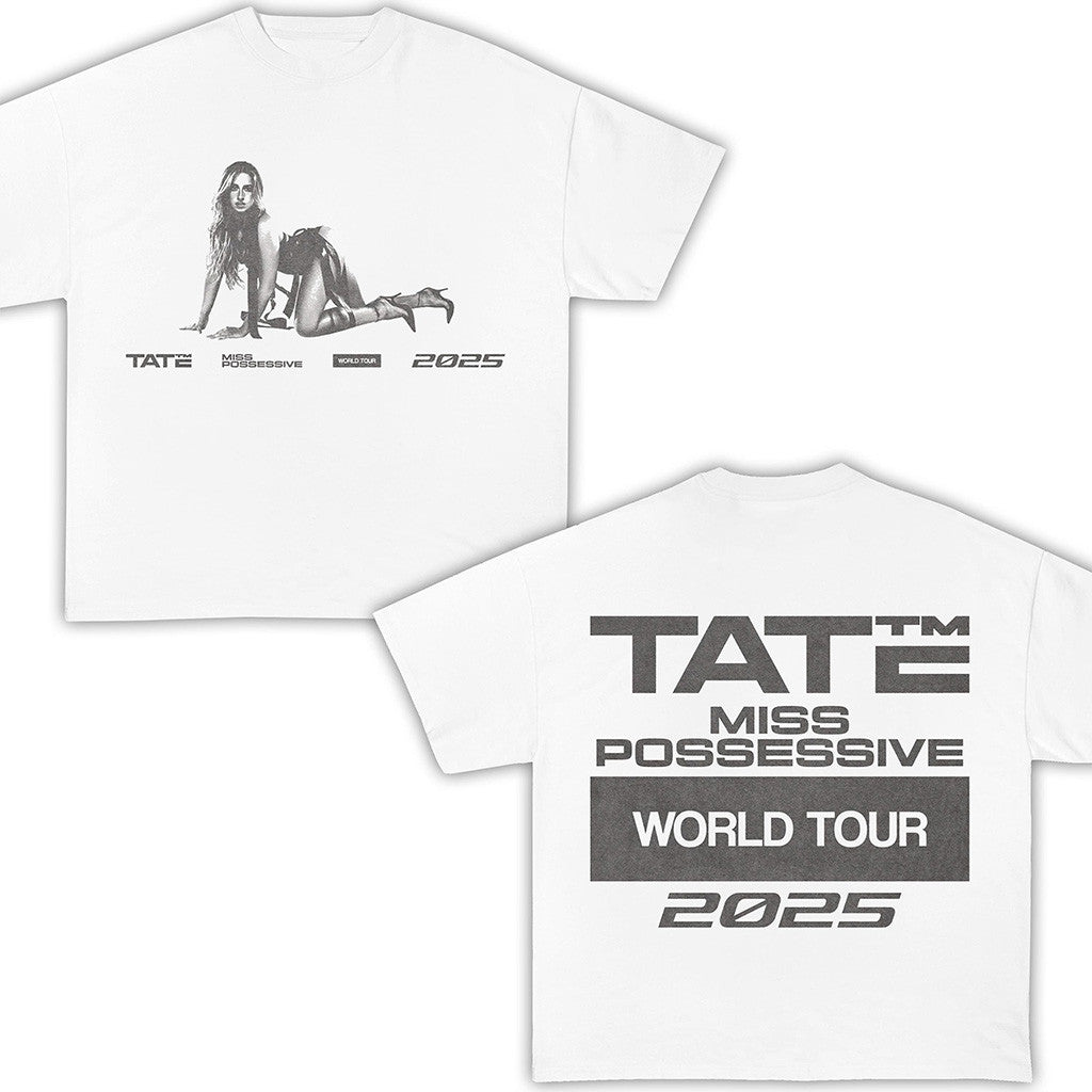 Tate Mcrae Merch T-Shirt Miss Possessive Tour Merch Gifts For Fans