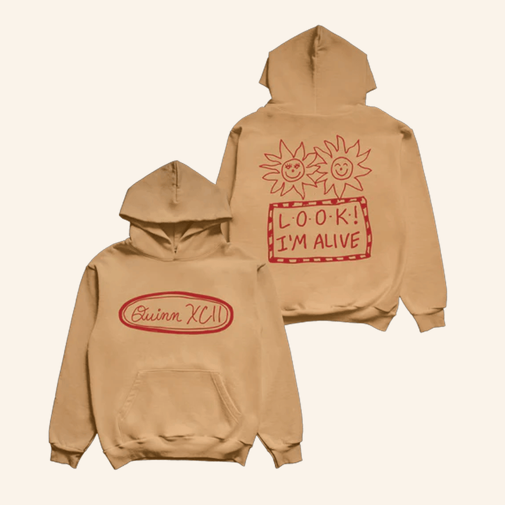 Quinn XCII Official Merch Look I'm Alive Hoodie Cool Gifts For Music Lovers