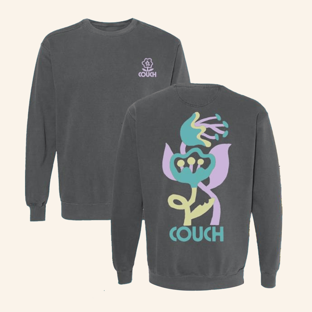 Couch The Band Merch Lily Flower Crewneck Sweatshirt Best Gifts For Girlfriend