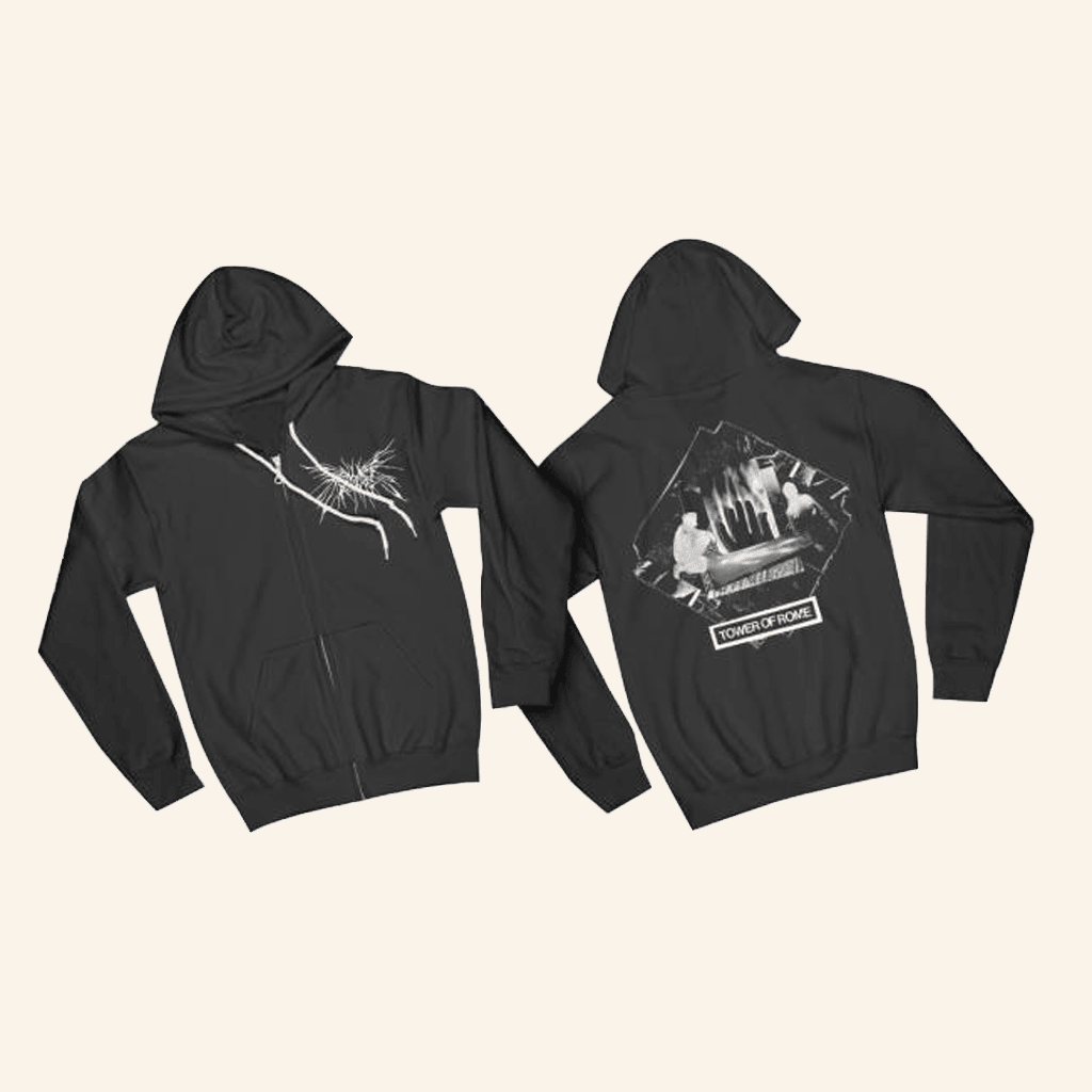 Wax Vessel Merch Tower Of Rome Diamond Zip Hoodie Gifts For Dad