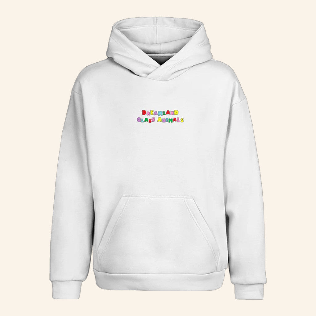 Glass Animals Merch Hoodie White Gift Ideas For Husband