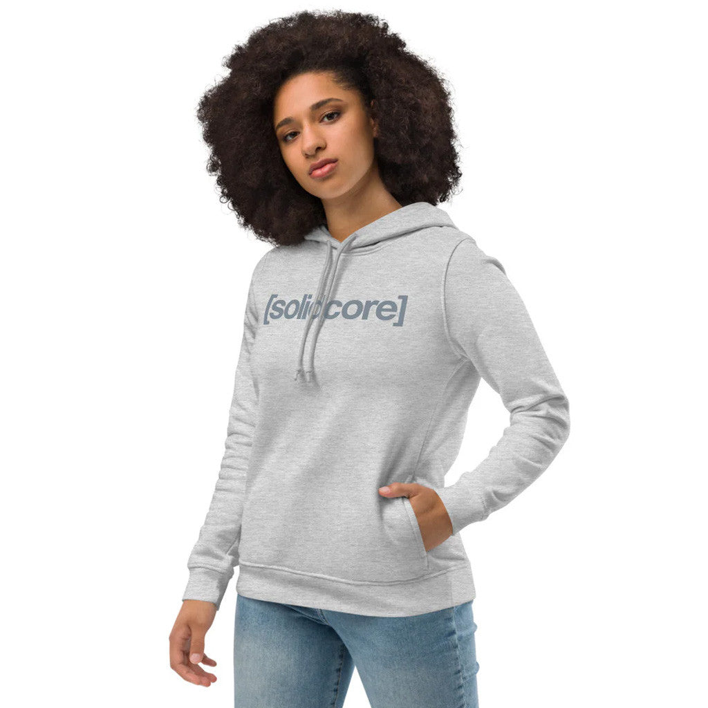 Solidcore Merch Grey Hoodie Best Gifts For Wife