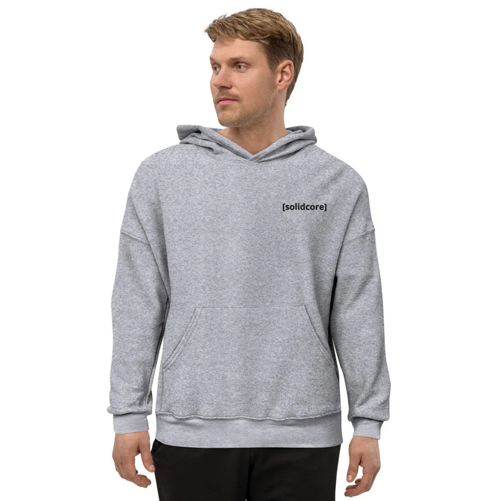Solidcore Merch Grey Hoodie Gift Ideas For Friends