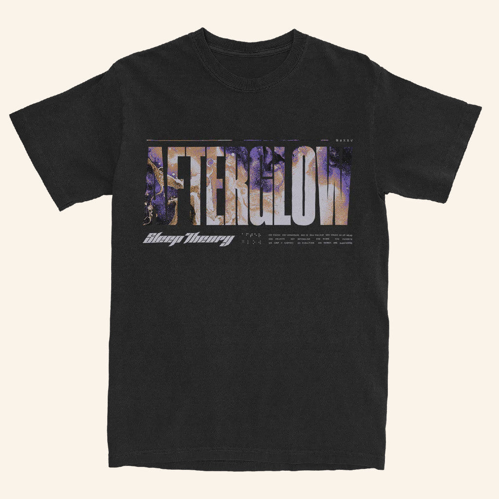 Sleep Theory Merch Afterglow Track List T-Shirt Black Gifts For Friends