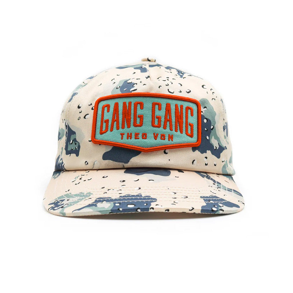 Theo Von Merch Gang Gang Nautical Camo Hat Embroidered Best Gifts For Husband