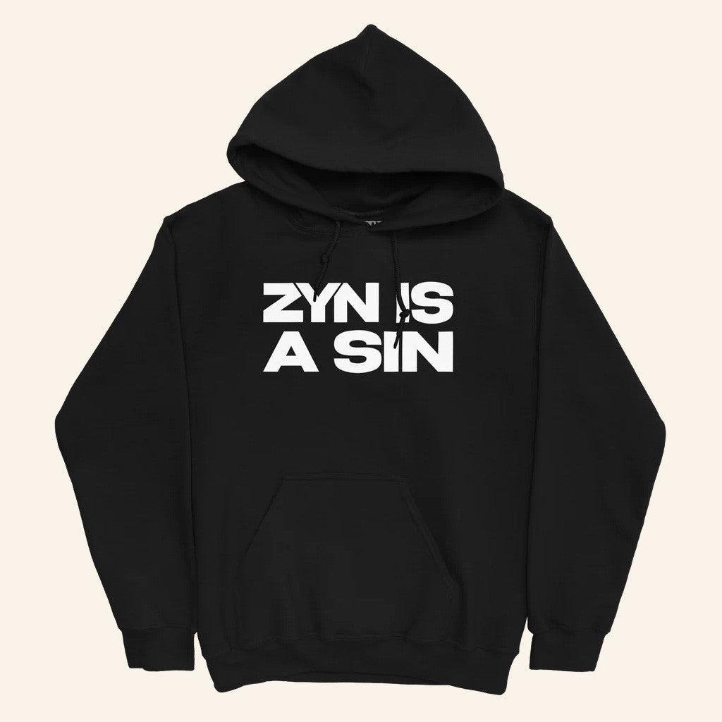 Baylen Levine Merch Zyn Is A Sin Black Hoodie Best Gifts For Boyfriend
