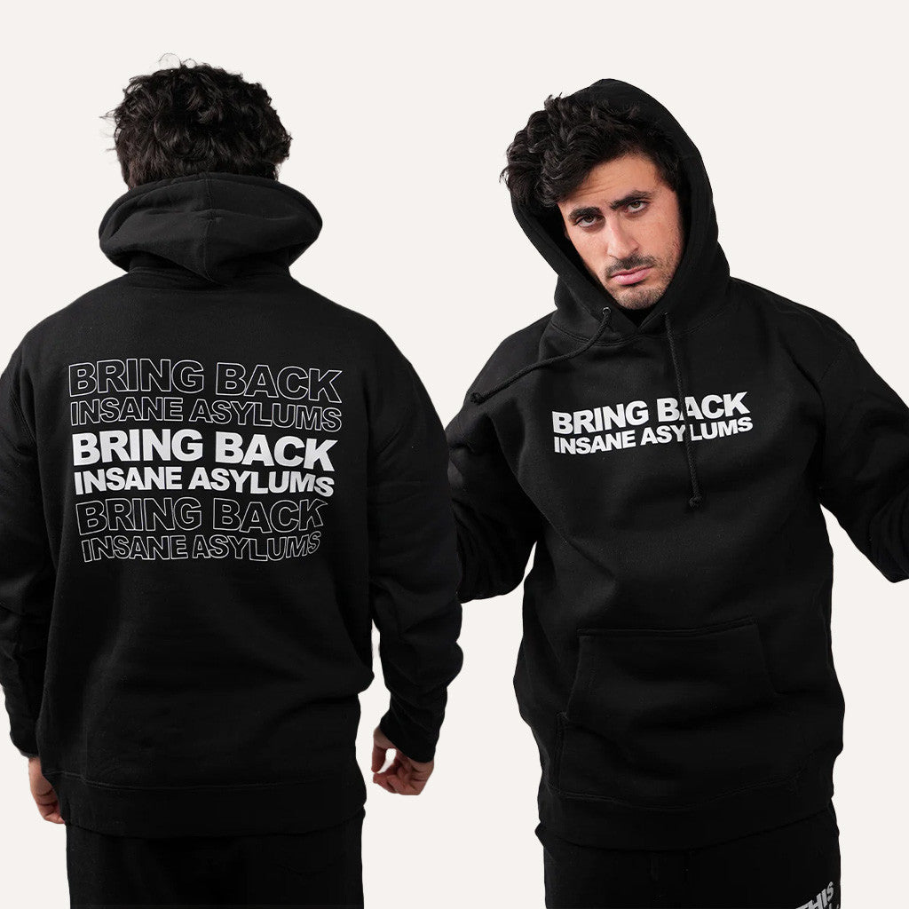 Duke Gomez Merch Bring Back Insane Asylums 2 0 Hoodie Gift Ideas For Husband