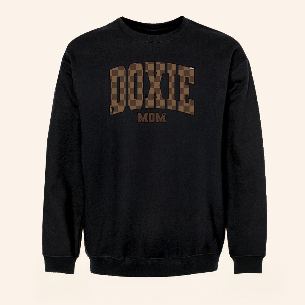 Whiskey Biz Merch Doxie Mom Crewneck Sweatshirt Gifts For Husband