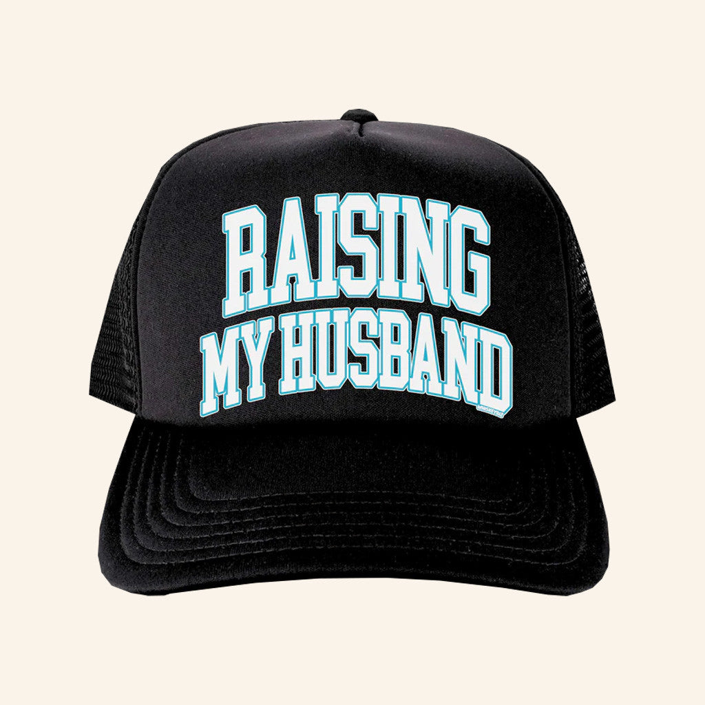 Whiskey Biz Merch Raising My Husband Trucker Hat Present For Husband