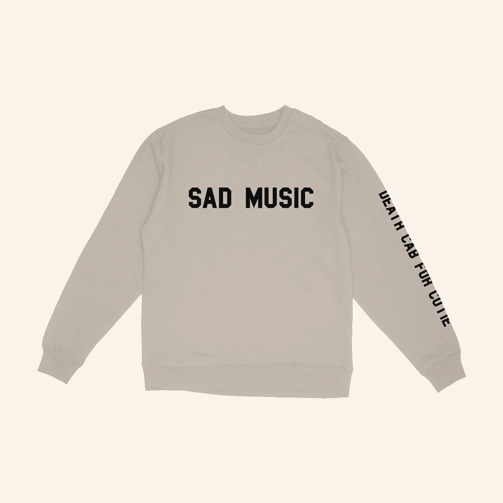 Death Cab For Cutie Merch Sad Music Crewneck Sweatshirt Gifts For Her