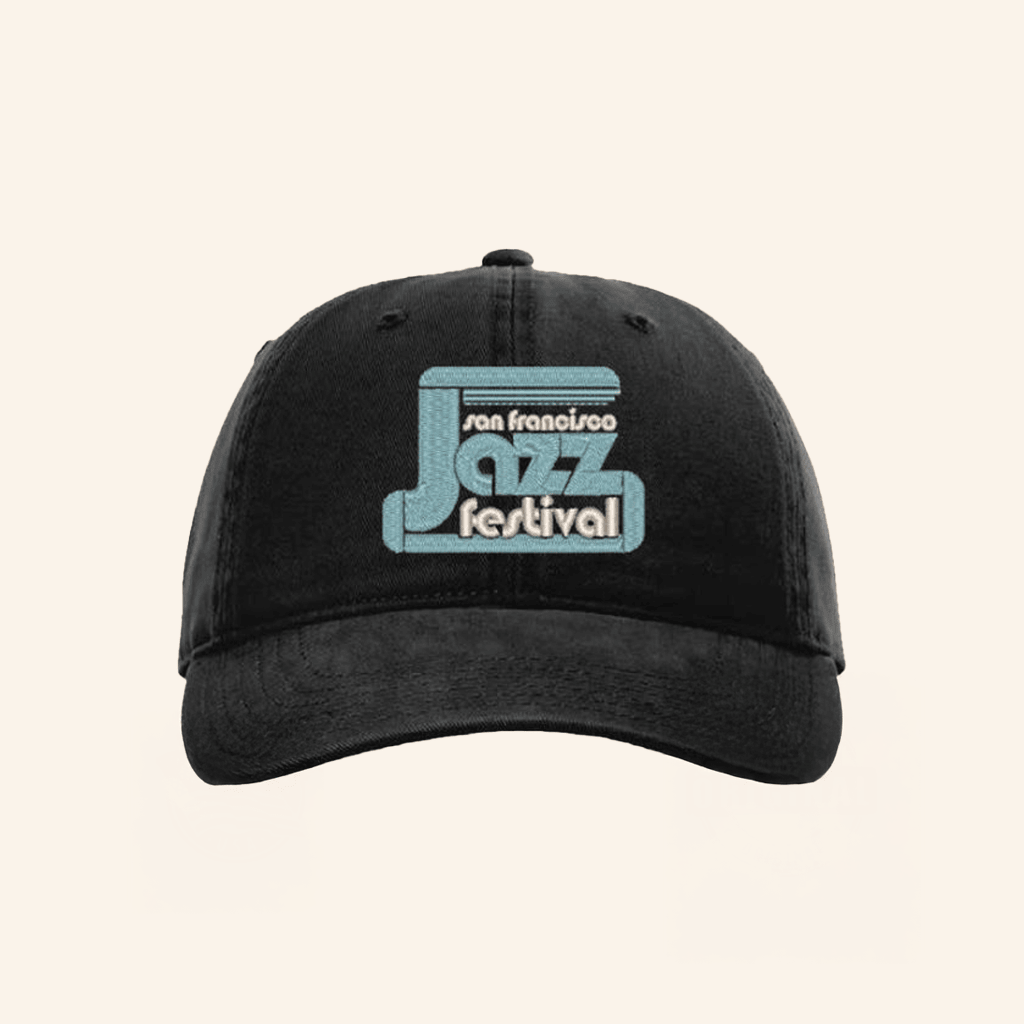 Sfjazz Merch San Francisco Jazz Festival Dad In Black Hat Embroidered
