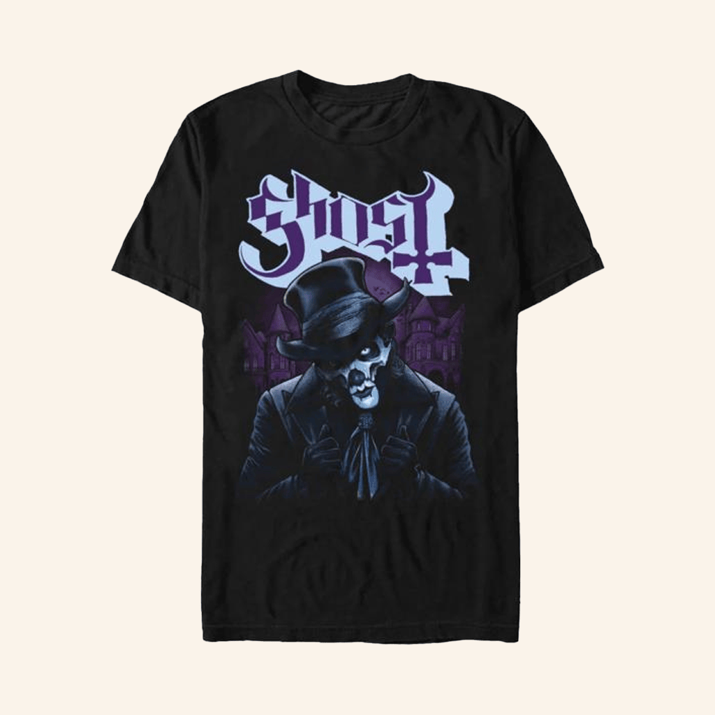 Ghost Impericon Merch Ghost Top Hat T-Shirt Fans Gifts