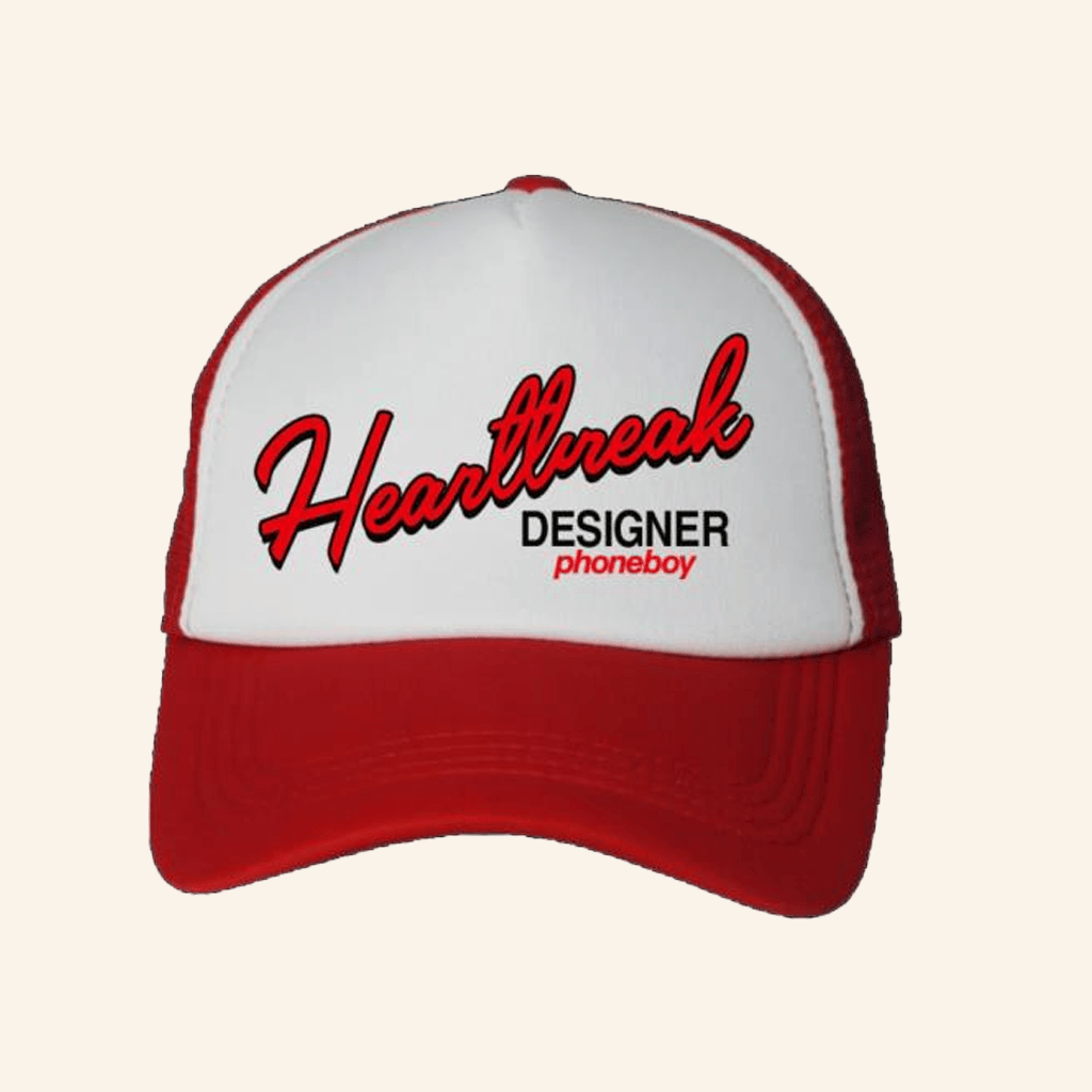 Phoneboy Merch Heartbreak Designer Trucker Hat Gifts For Friends