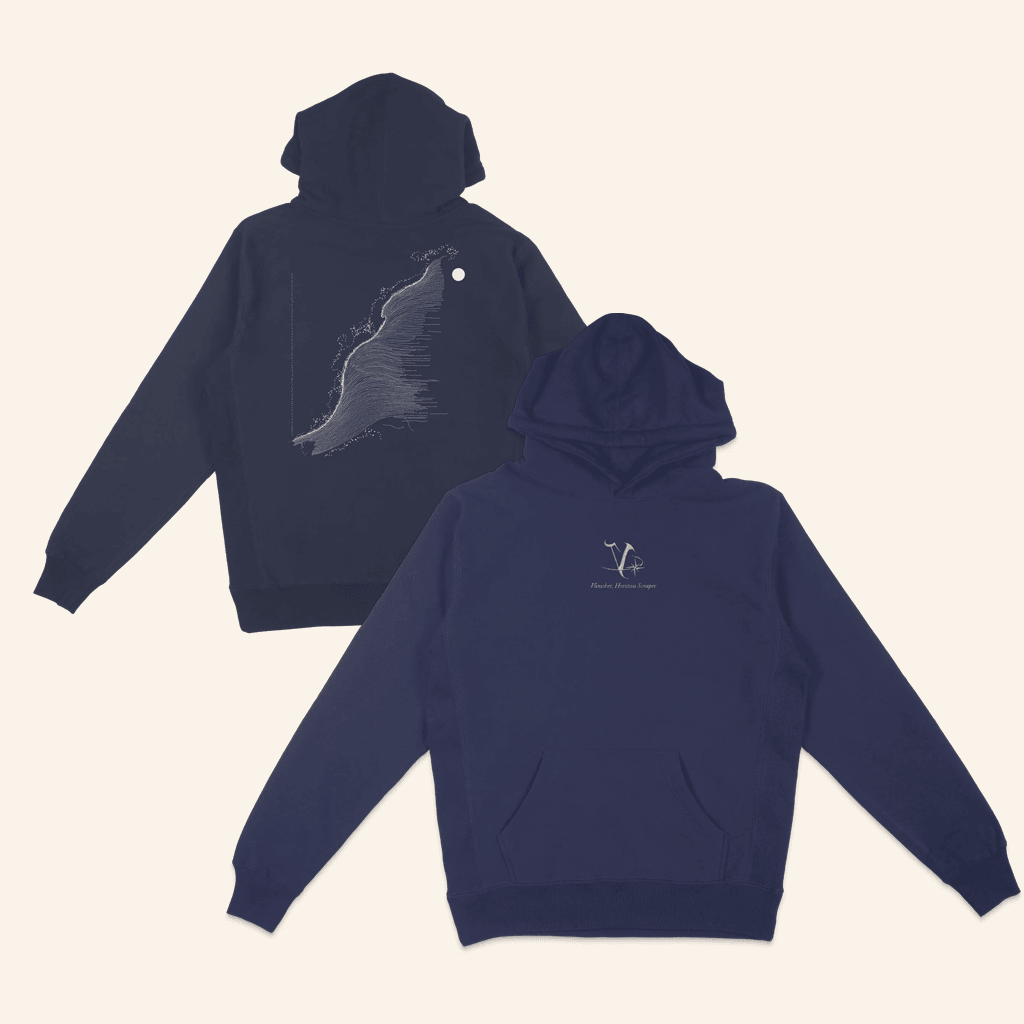 Quadeca Merch Vanisher Navy Hoodie Gifts For Dudes