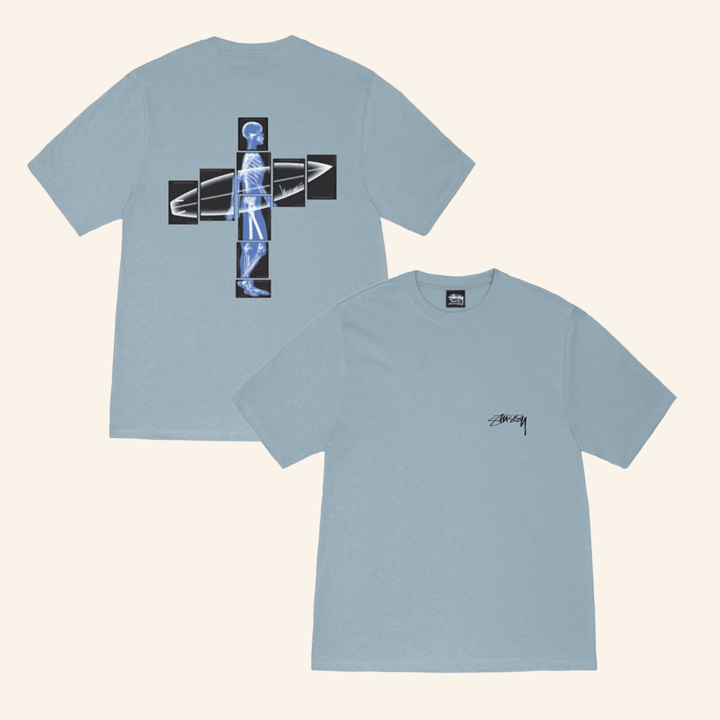 Stussy Merch Body Scan T-Shirt Gifts For Father