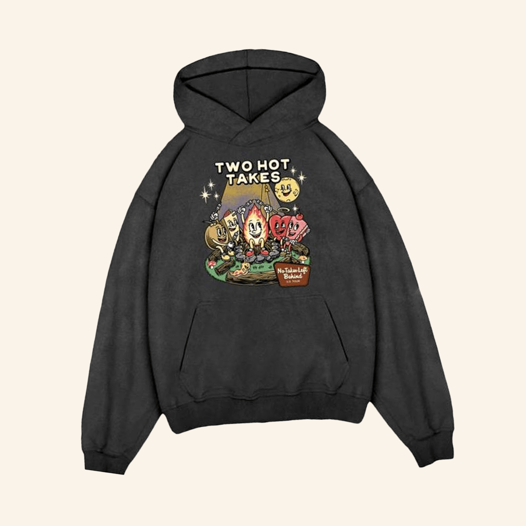 Two Hot Takes Merch No Takes Left Behind Hoodie Gifts For Besties