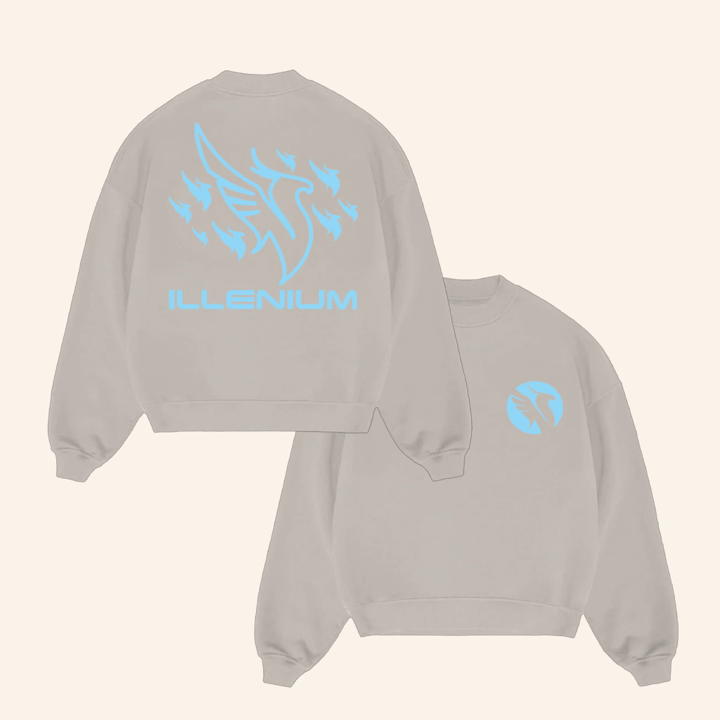 Illenium Merch Phoenix Crewneck Sweatshirt Gifts For Dudes