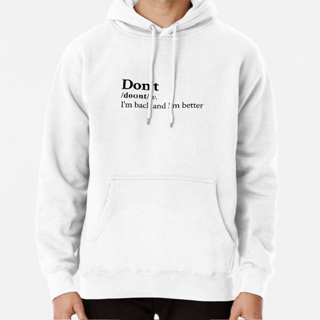 Bryson Tiller Merch Bryson Tiller Aesthetic Motivational Hip Hop Quote Lyrics White Hoodie