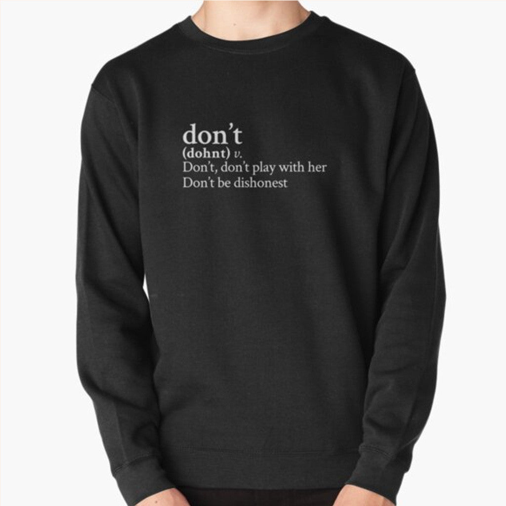 Bryson Tiller Merch Don't By Bryson Tiller Stick The Song Sweatshirt Black Him Gifts