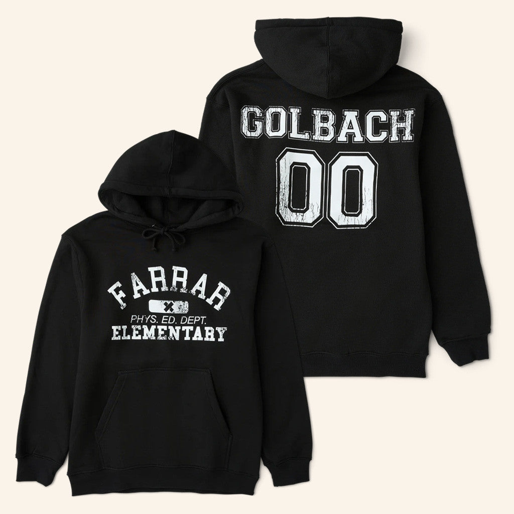 XPLR Merch Farrar Phys Ed Dept Elementary Hoodie Gift Ideas For Him