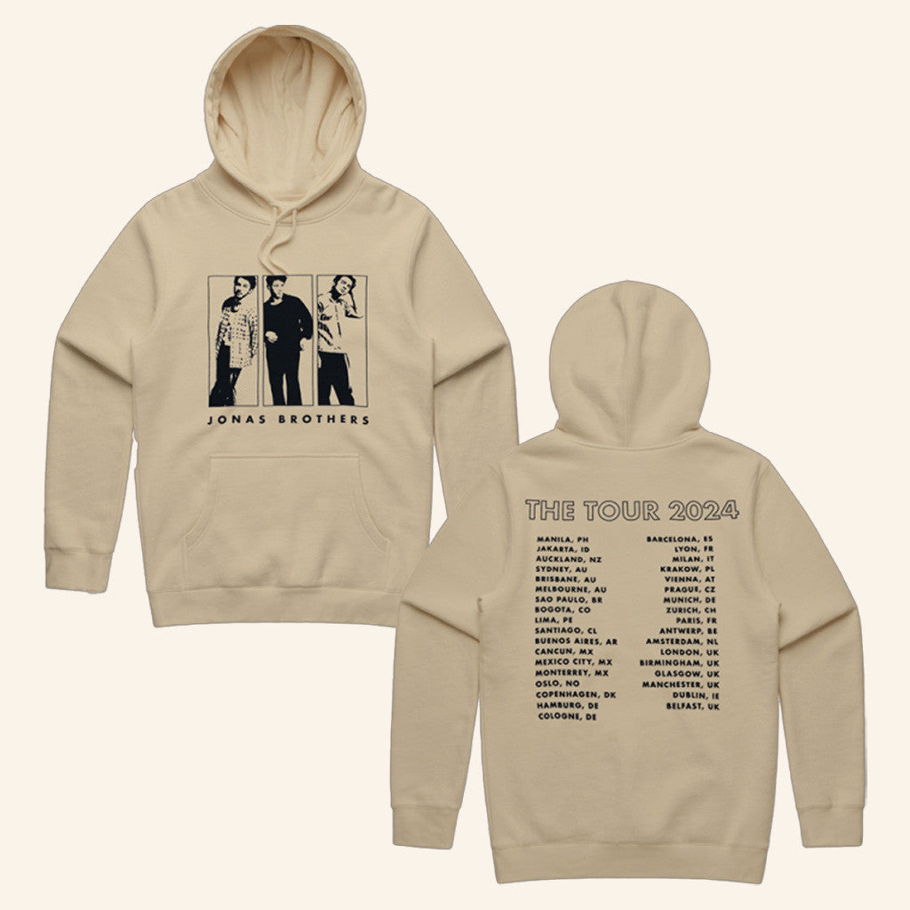 Jonas Brothers Tour Merch The Tour 2024 Hoodie Music Lover Gifts For Him