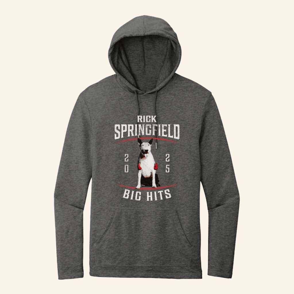 Rick Springfield Merch Featherweight Big Hits Hoodie Best Gifts For Boyfriend