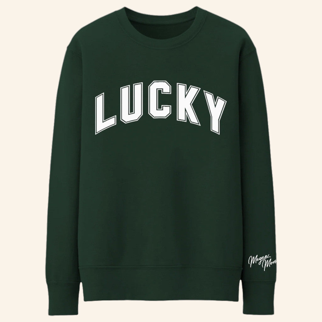 Megan Moroney Merch Lucky Green Sweatshirt Gift Ideas For Him Her