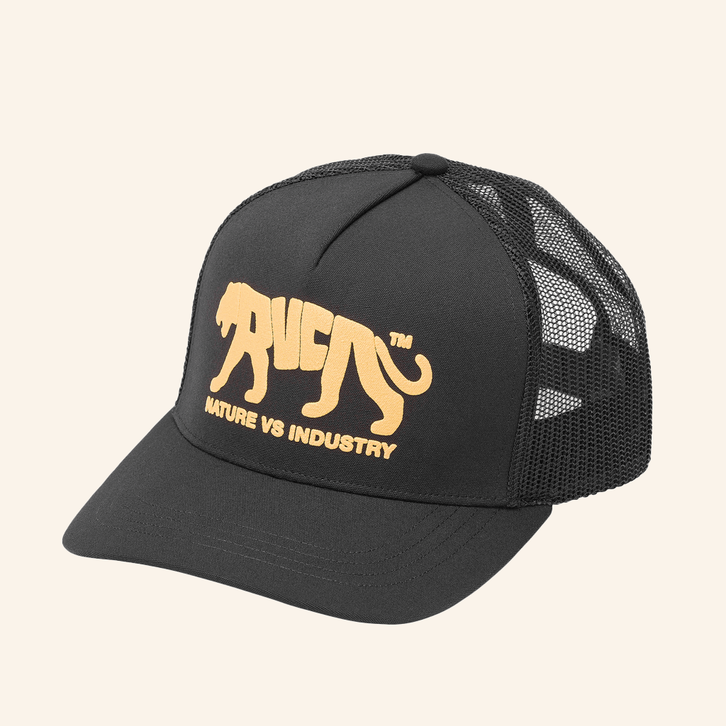 RVCA Merch Big Cat Curved Trucker Hat Gifts For Husband