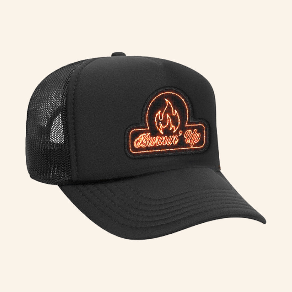 Jonas Brothers Tour Merch Burning Up Embroidered Trucker Hat Gifts For Him