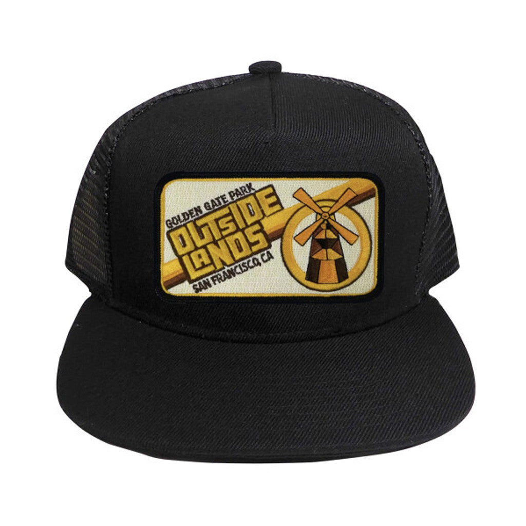 Outside Lands Merch Bart Bridge Embroidered Trucker Hat Gifts For Husband