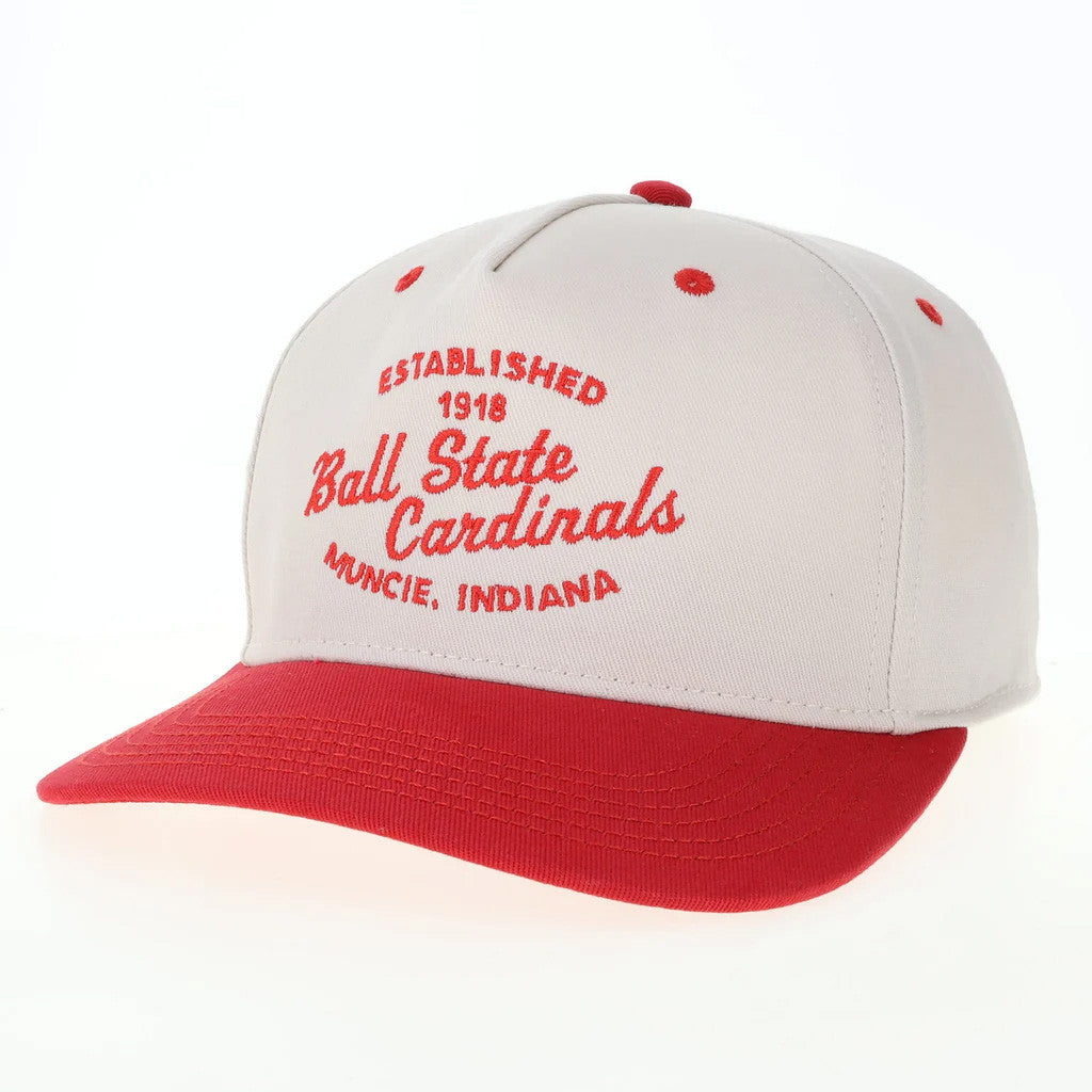 Gameday Spirit Merch Ball State Cardinals Legacy 2 Tone Embroidered Hat Dad Gifts