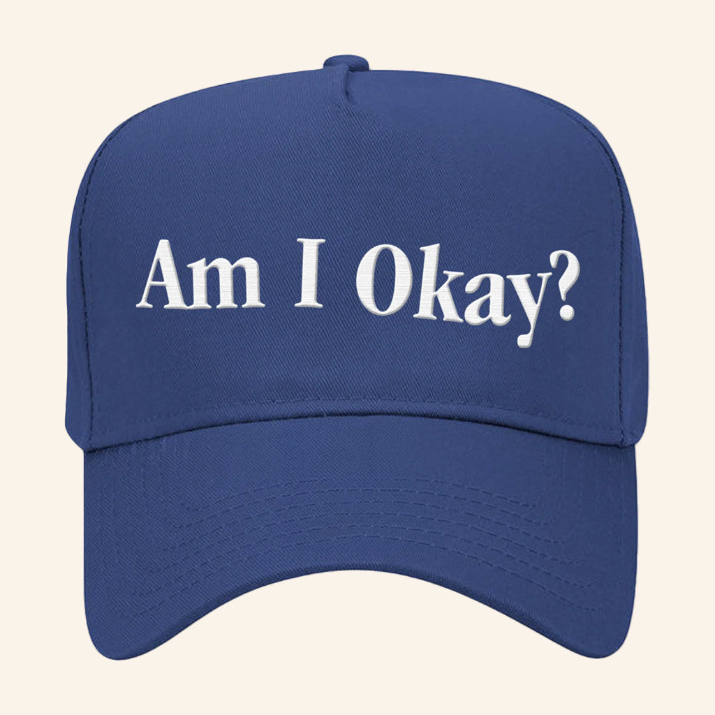 Megan Moroney Merch AM I OKAY Blue Album Hat Embroidered Gifts For Friends