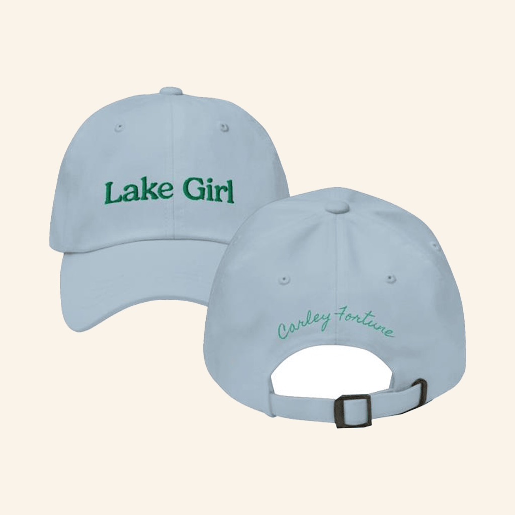 Carley Fortune Merch Lake Girl Hat Embroidered Gifts For Her