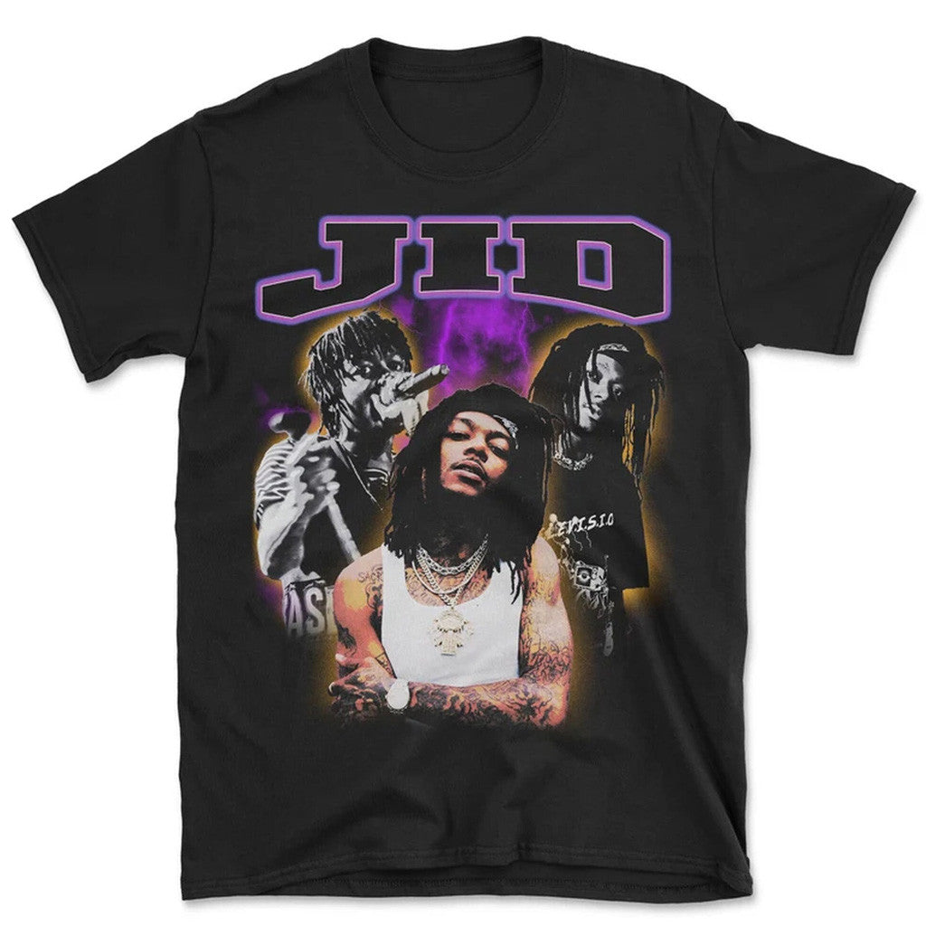 JID Merch Black T-Shirt Presents For Music Lovers