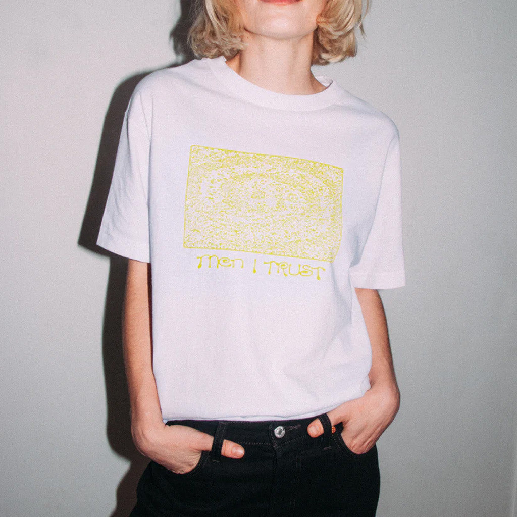 Men I Trust Merch White Galaxy T-Shirt Presents For Boyfriend