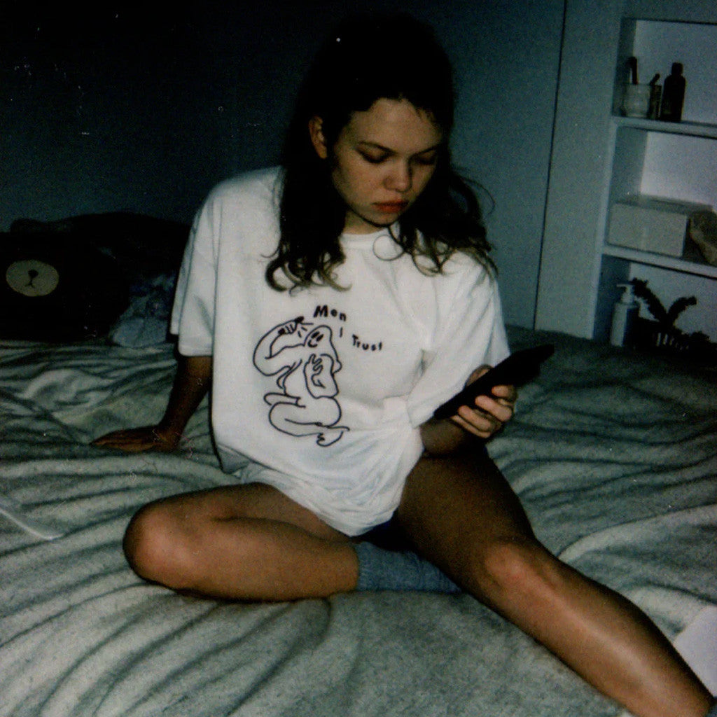 Men I Trust Merch White Ghost T-Shirt Presents For Boyfriend