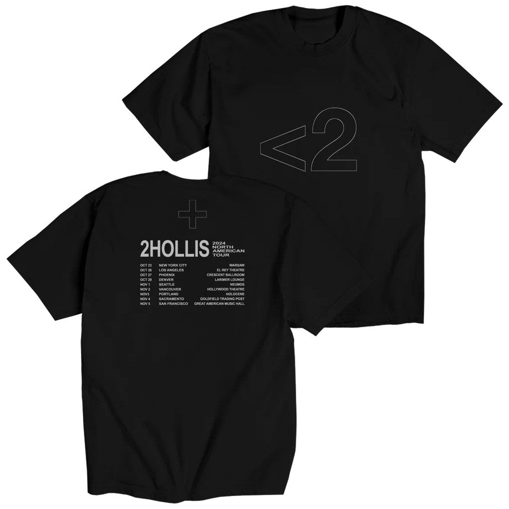 2Hollis Merch Leg One Logo Black T-Shirt Gifts For Brother